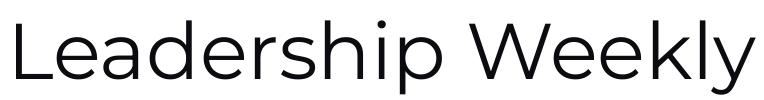 Leadership Weekly logo