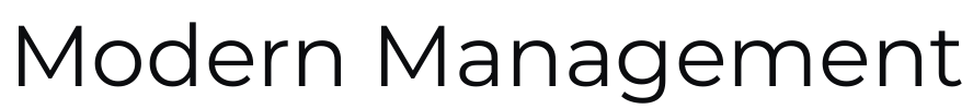 Modern Management logo